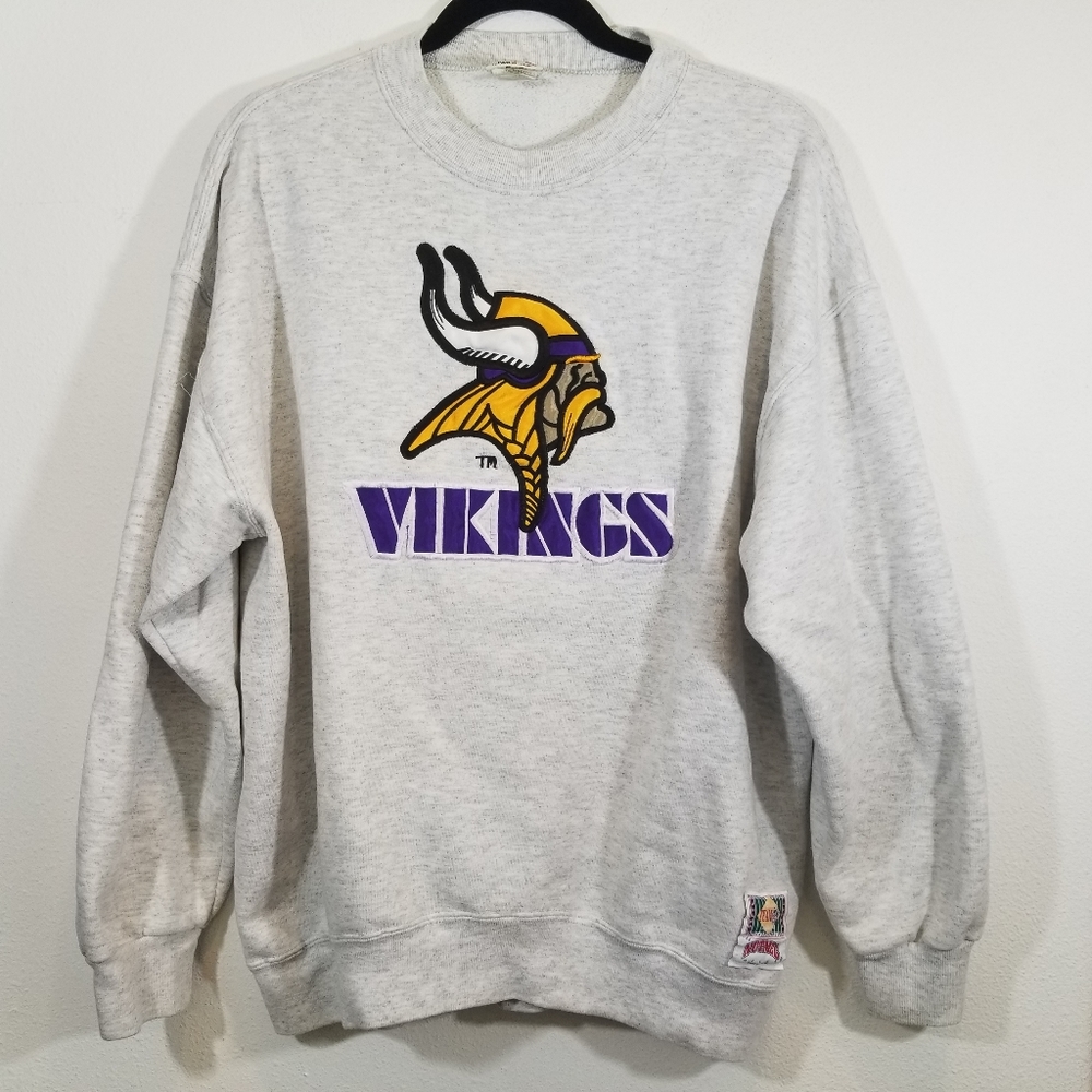 Vintage Minnesota Vikings logo NFL sweatshirt XL